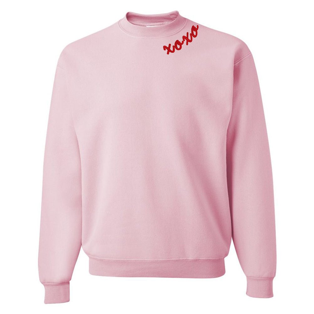 Monogrammed XOXO Script Crewneck Sweatshirt - United Monograms