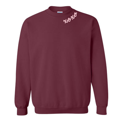 Monogrammed XOXO Script Crewneck Sweatshirt - United Monograms