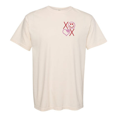 Monogrammed XOXO Smiley Face T-Shirt - United Monograms