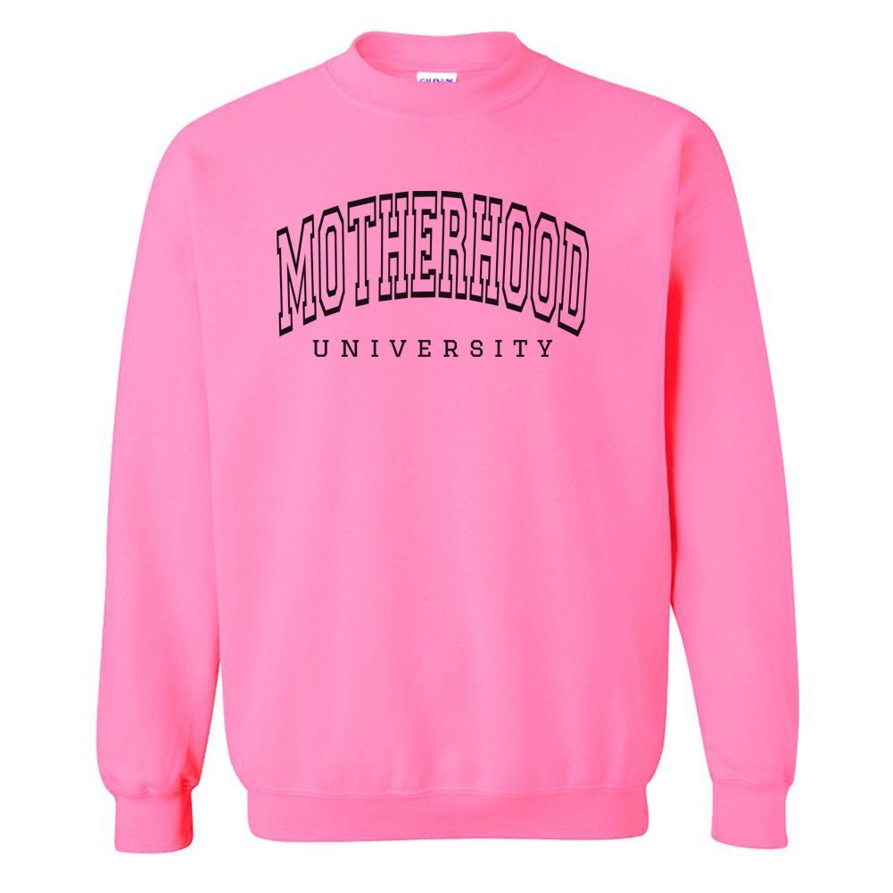 'Motherhood University' Crewneck Sweatshirt - United Monograms