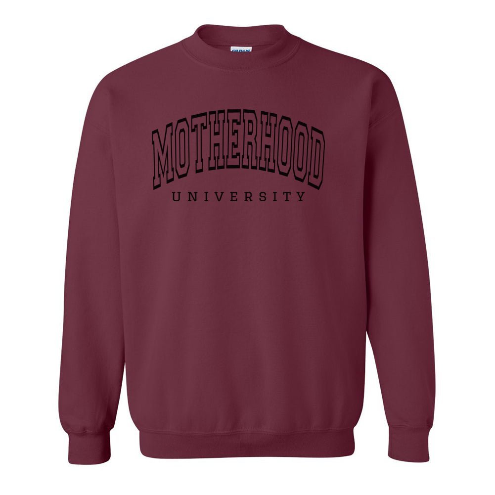 'Motherhood University' Crewneck Sweatshirt - United Monograms