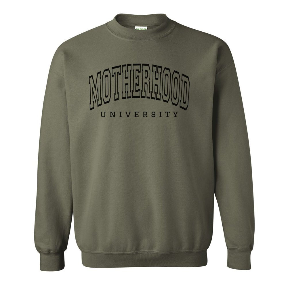 'Motherhood University' Crewneck Sweatshirt - United Monograms