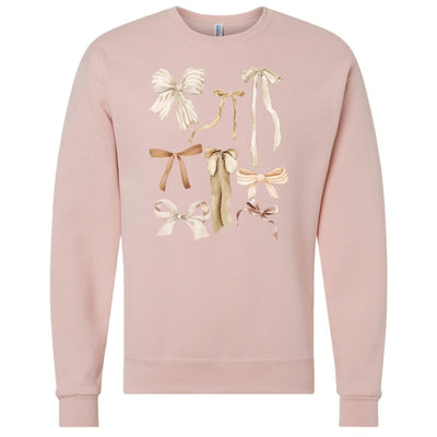 ‘Neutral Bow Show' Crewneck Sweatshirt - United Monograms