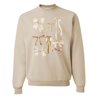 ‘Neutral Bow Show' Crewneck Sweatshirt - United Monograms