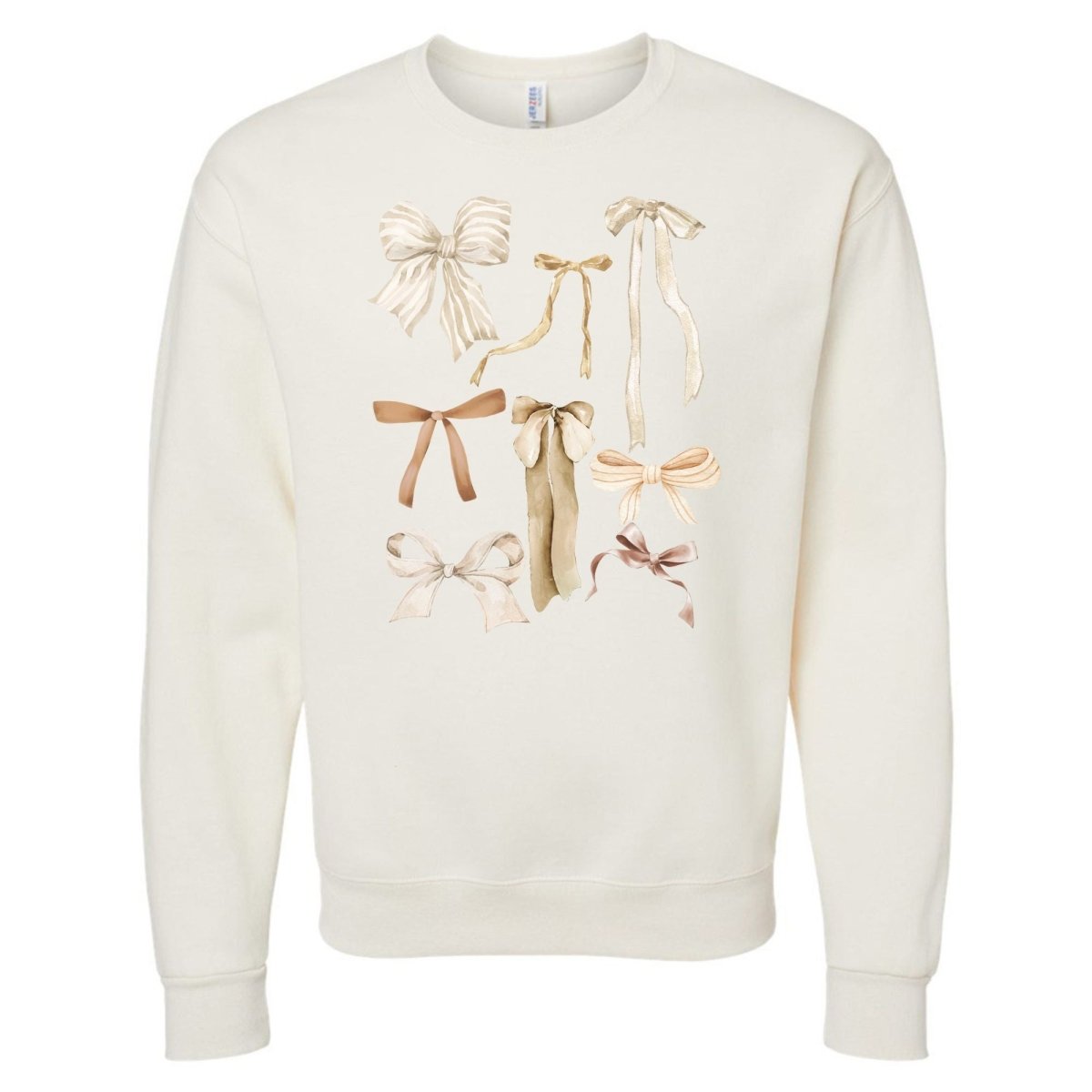 ‘Neutral Bow Show' Crewneck Sweatshirt - United Monograms