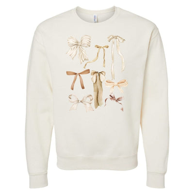 ‘Neutral Bow Show' Crewneck Sweatshirt - United Monograms