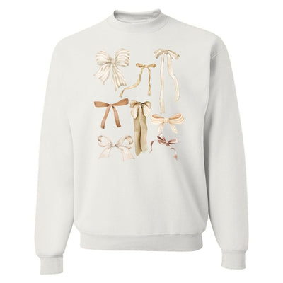 ‘Neutral Bow Show' Crewneck Sweatshirt - United Monograms