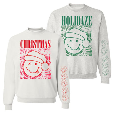'Nirvana Christmas/Holidaze' Sweater - United Monograms