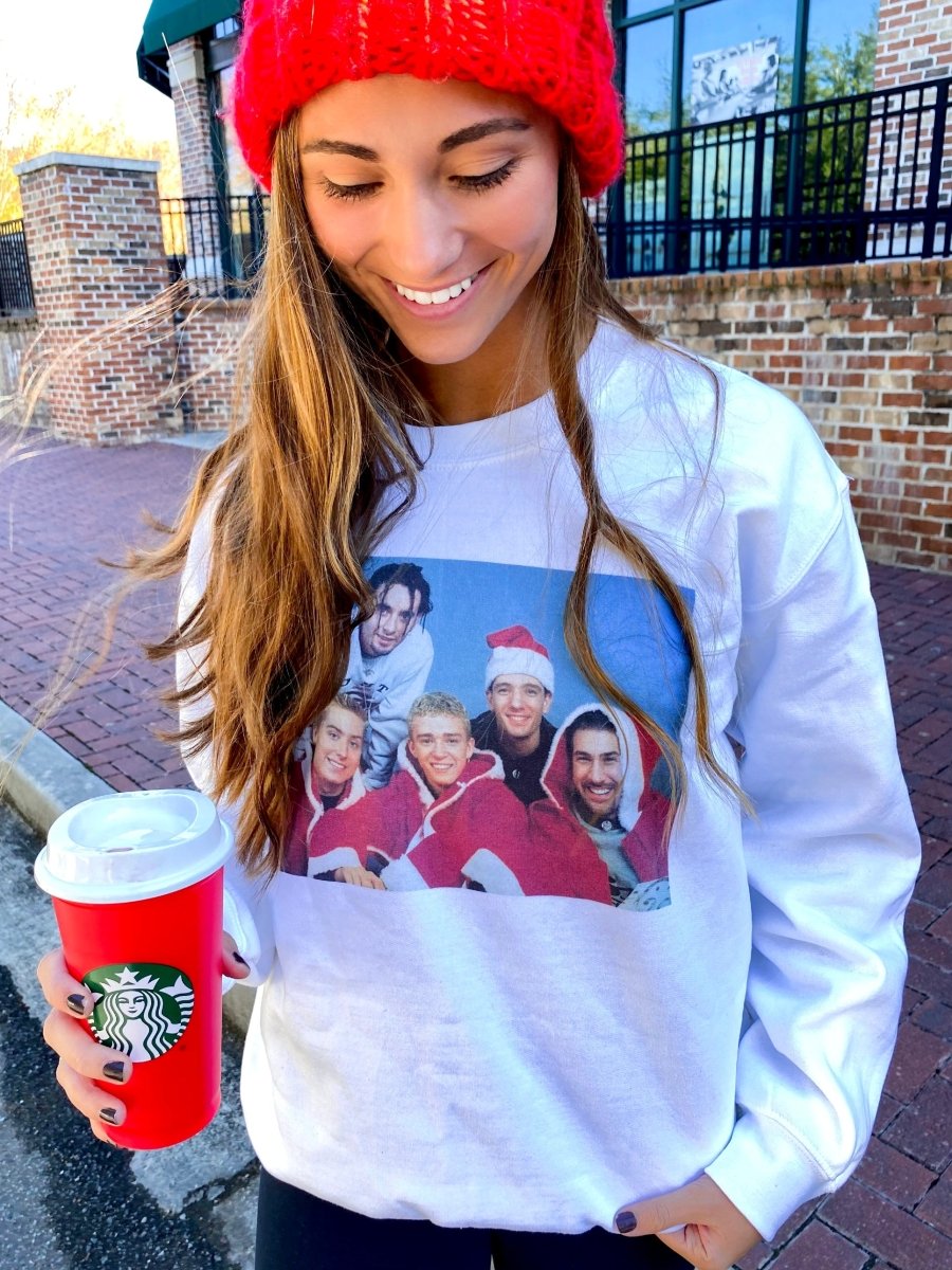 NSYNC 'Happy Holidays' Crewneck Sweatshirt - United Monograms