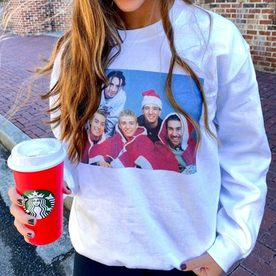 NSYNC 'Happy Holidays' Crewneck Sweatshirt - United Monograms