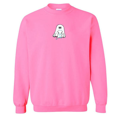 'Nurse Ghost' Embroidered Crewneck Sweatshirt - United Monograms