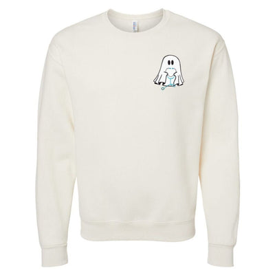 'Nurse Ghost' Embroidered Crewneck Sweatshirt - United Monograms