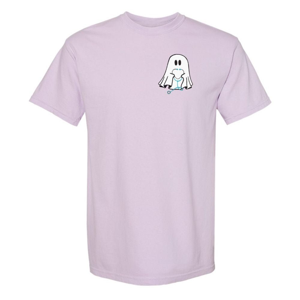 'Nurse Ghost' Embroidered T - Shirt - United Monograms