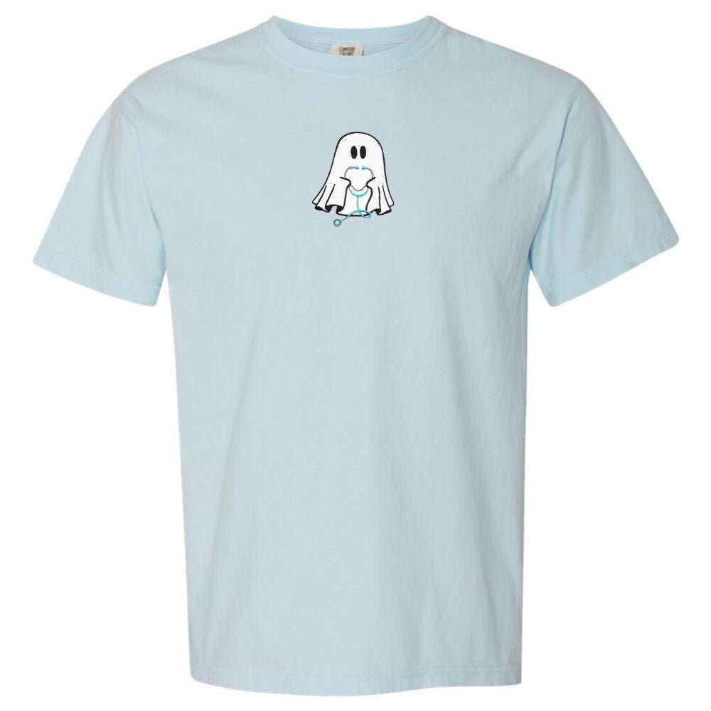 'Nurse Ghost' Embroidered T - Shirt - United Monograms