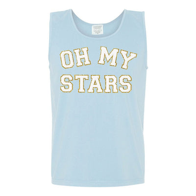 Oh My Stars Letter Patch Tank Top - United Monograms