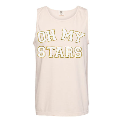 Oh My Stars Letter Patch Tank Top - United Monograms