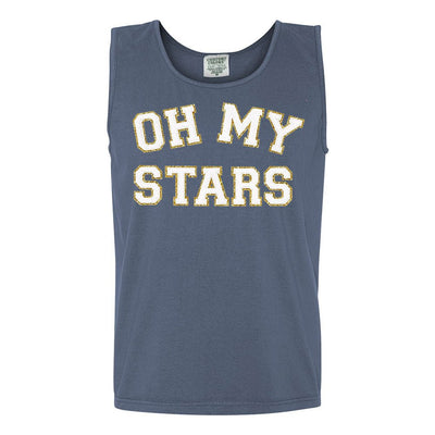 Oh My Stars Letter Patch Tank Top - United Monograms