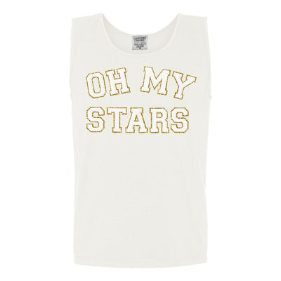 Oh My Stars Letter Patch Tank Top - United Monograms