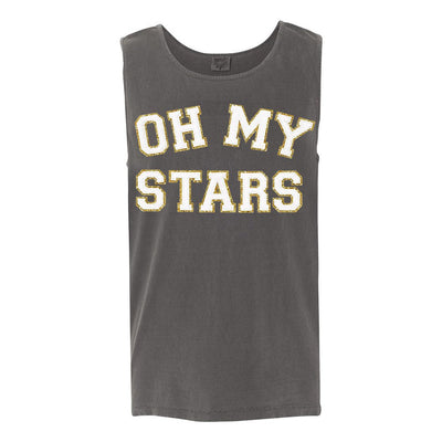 Oh My Stars Letter Patch Tank Top - United Monograms