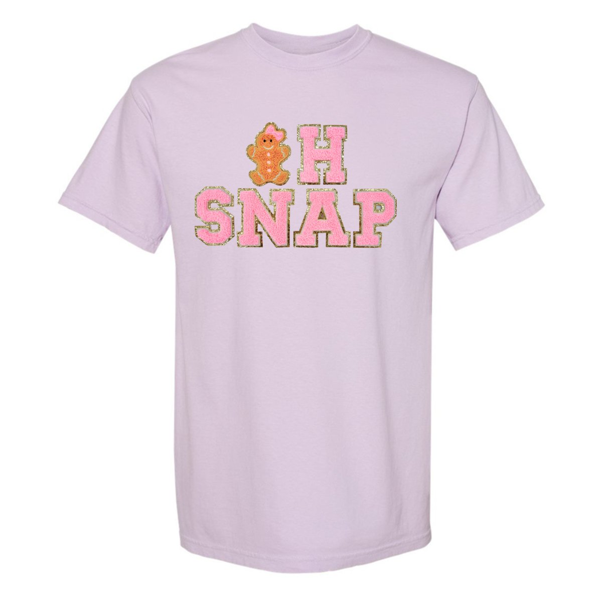 'Oh Snap' Letter Patch Tee - United Monograms