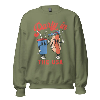 'Party In The USA' Crewneck Sweatshirt - United Monograms