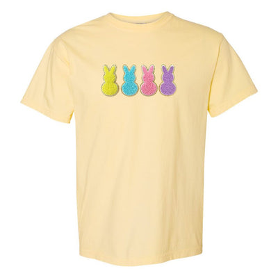 Peeps Letter Patch Comfort Colors T-Shirt - United Monograms
