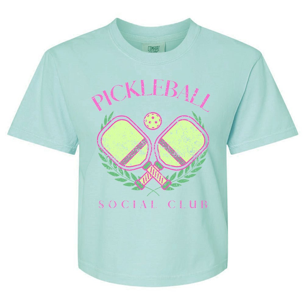 'Pickleball Social Club' Boxy T - Shirt - United Monograms