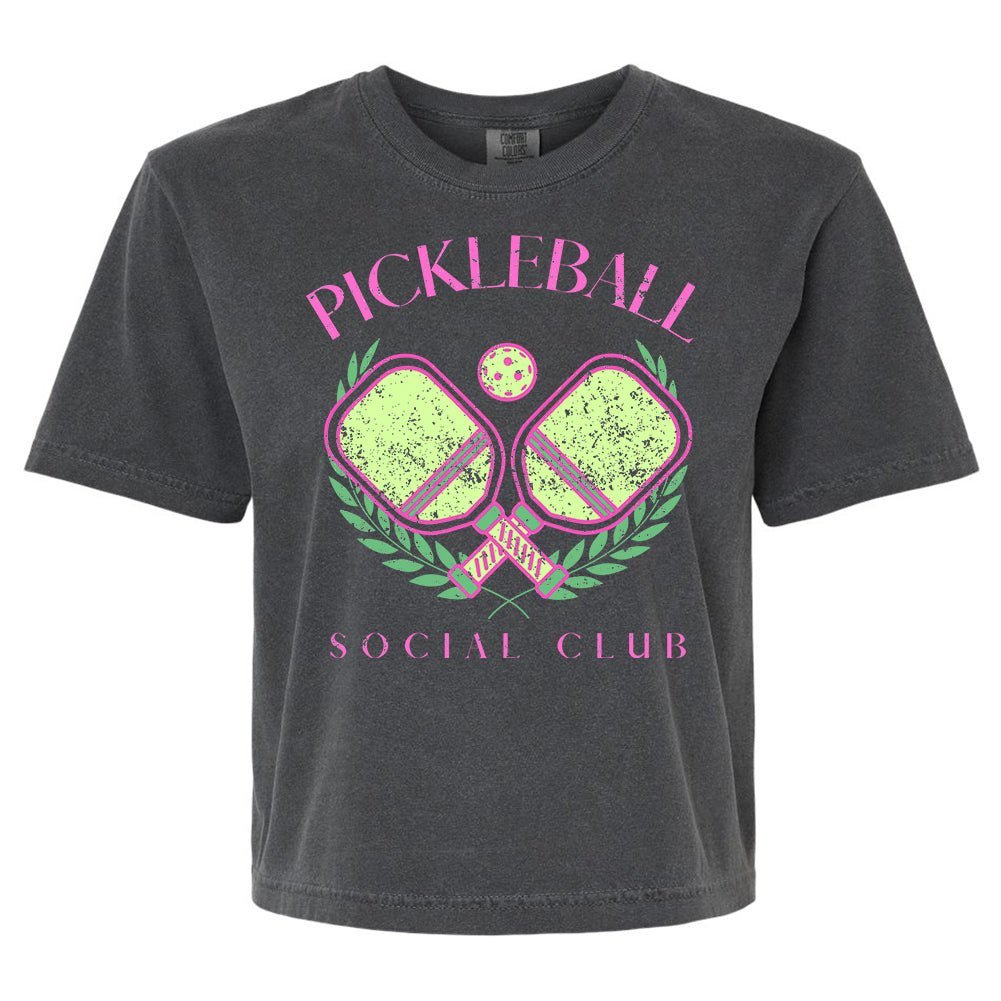 'Pickleball Social Club' Boxy T - Shirt - United Monograms