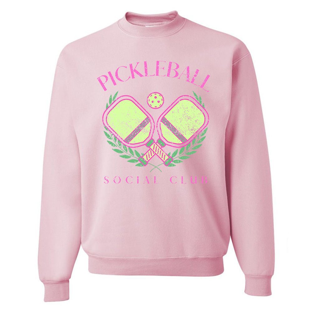 'Pickleball Social Club' Crewneck Sweatshirt - United Monograms