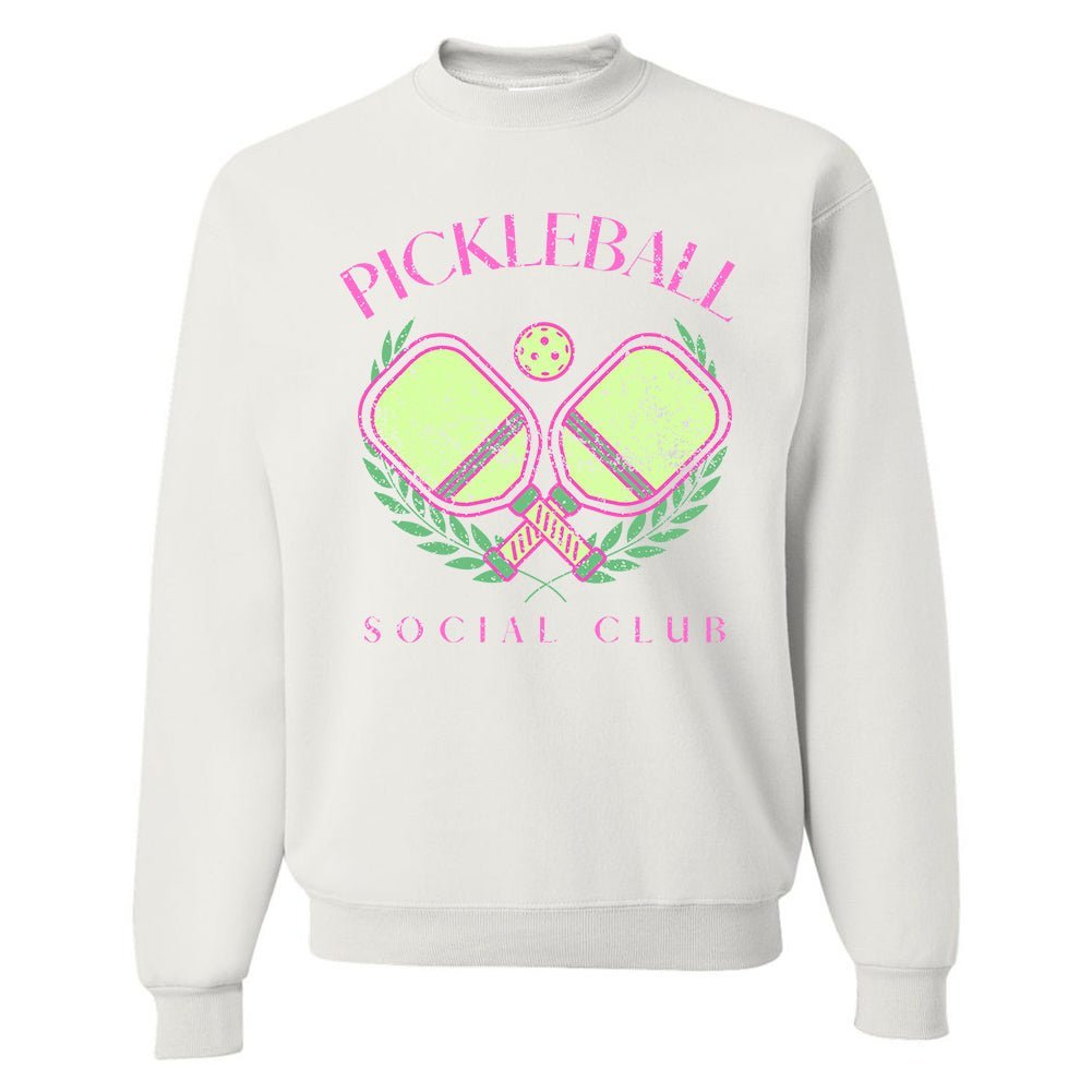 'Pickleball Social Club' Crewneck Sweatshirt - United Monograms