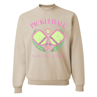 'Pickleball Social Club' Crewneck Sweatshirt - United Monograms