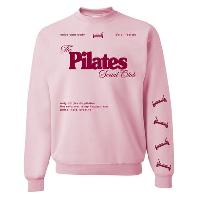 ‘Pilates Social Club' Crewneck Sweatshirt - United Monograms