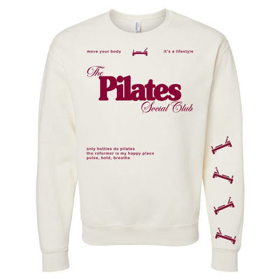 ‘Pilates Social Club' Crewneck Sweatshirt - United Monograms