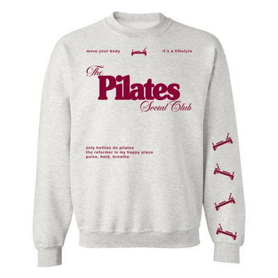 ‘Pilates Social Club' Crewneck Sweatshirt - United Monograms