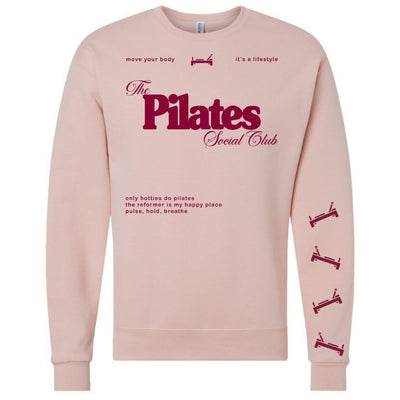 ‘Pilates Social Club' Crewneck Sweatshirt - United Monograms