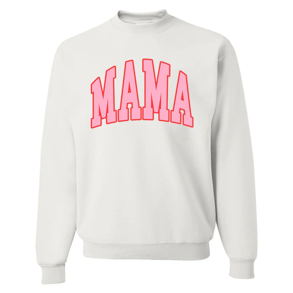 'Pink Mama' Crewneck Sweatshirt - United Monograms