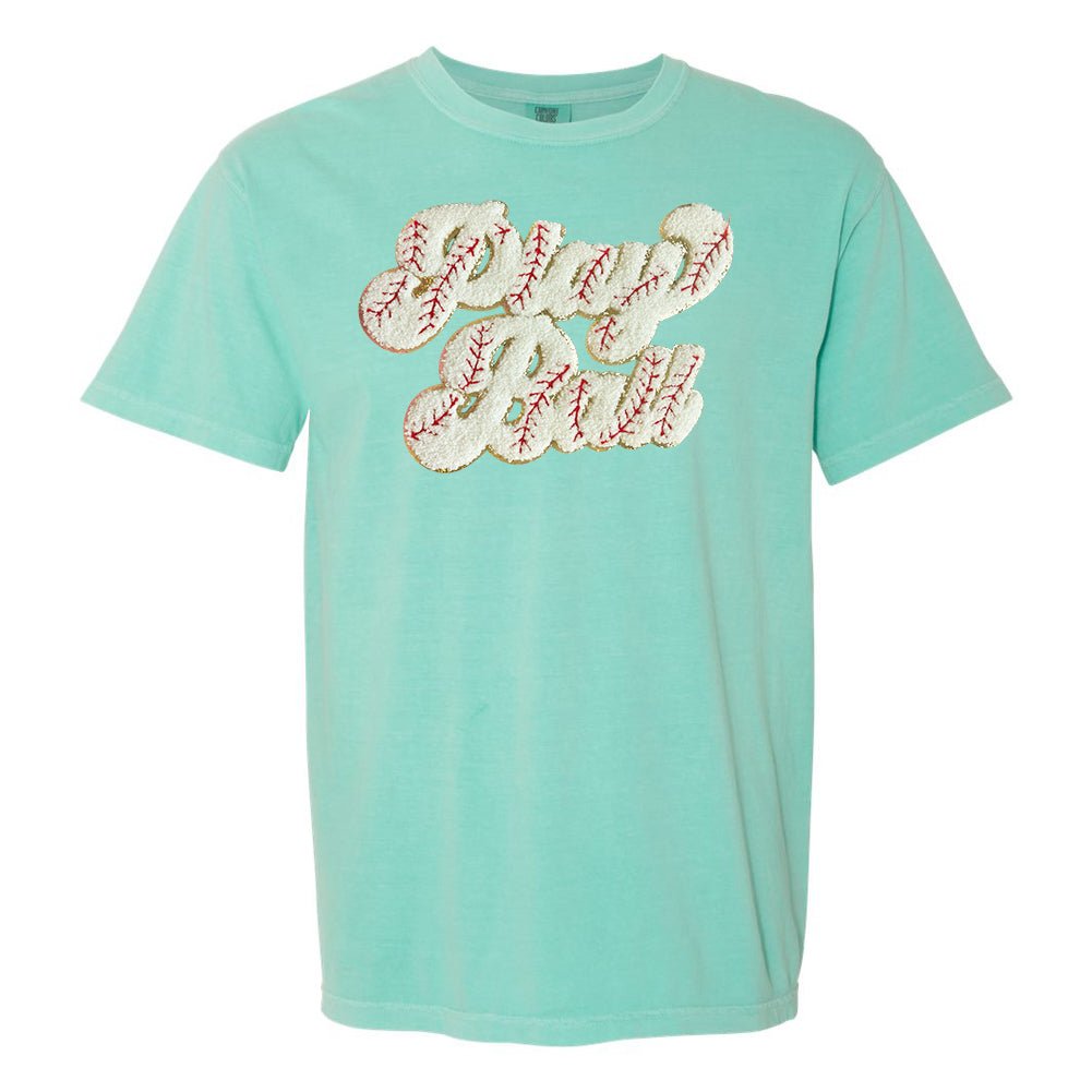 Play Ball Letter Patch T-Shirt - United Monograms