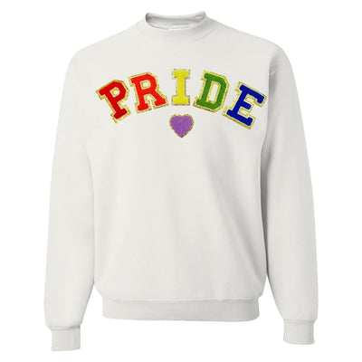 Pride Letter Patch Crewneck Sweatshirt - United Monograms