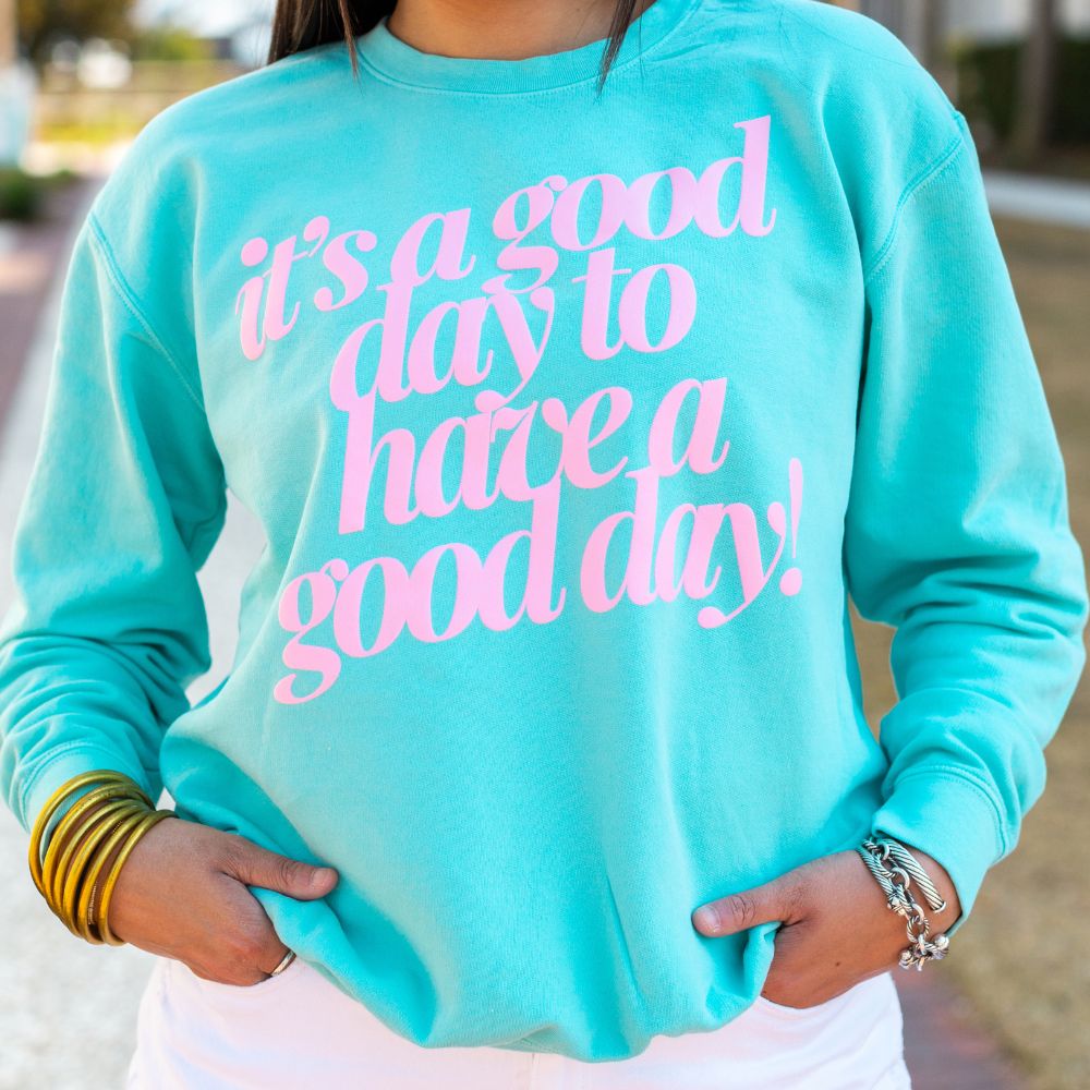 PUFF 'Good Day²' Lightweight Sweatshirt - United Monograms