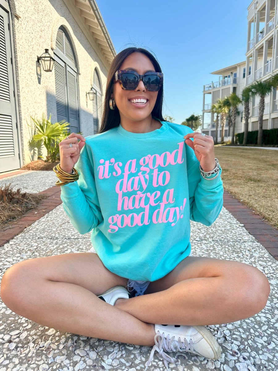 PUFF 'Good Day²' Lightweight Sweatshirt - United Monograms