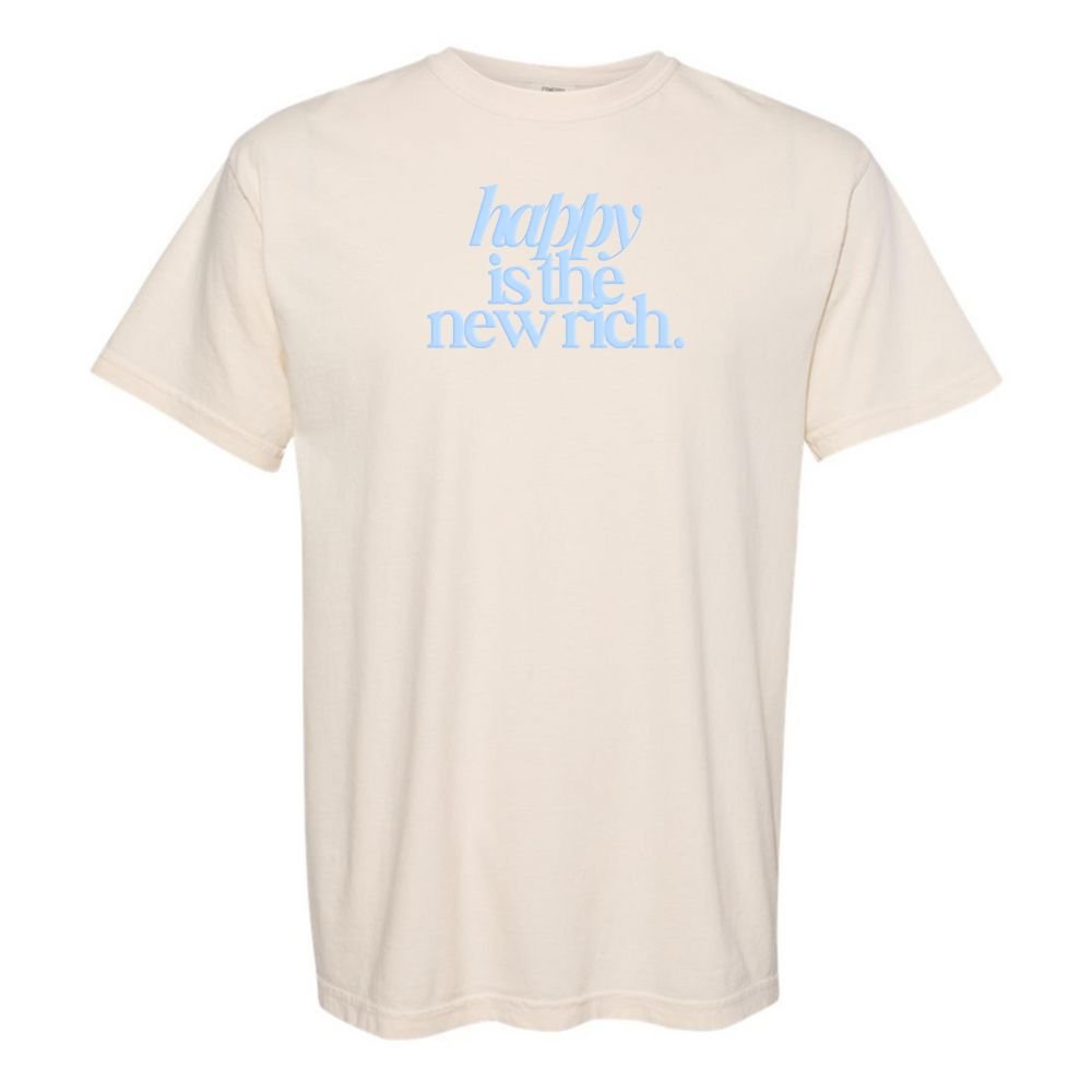 PUFF 'Happy Is The New Rich' T-Shirt - United Monograms