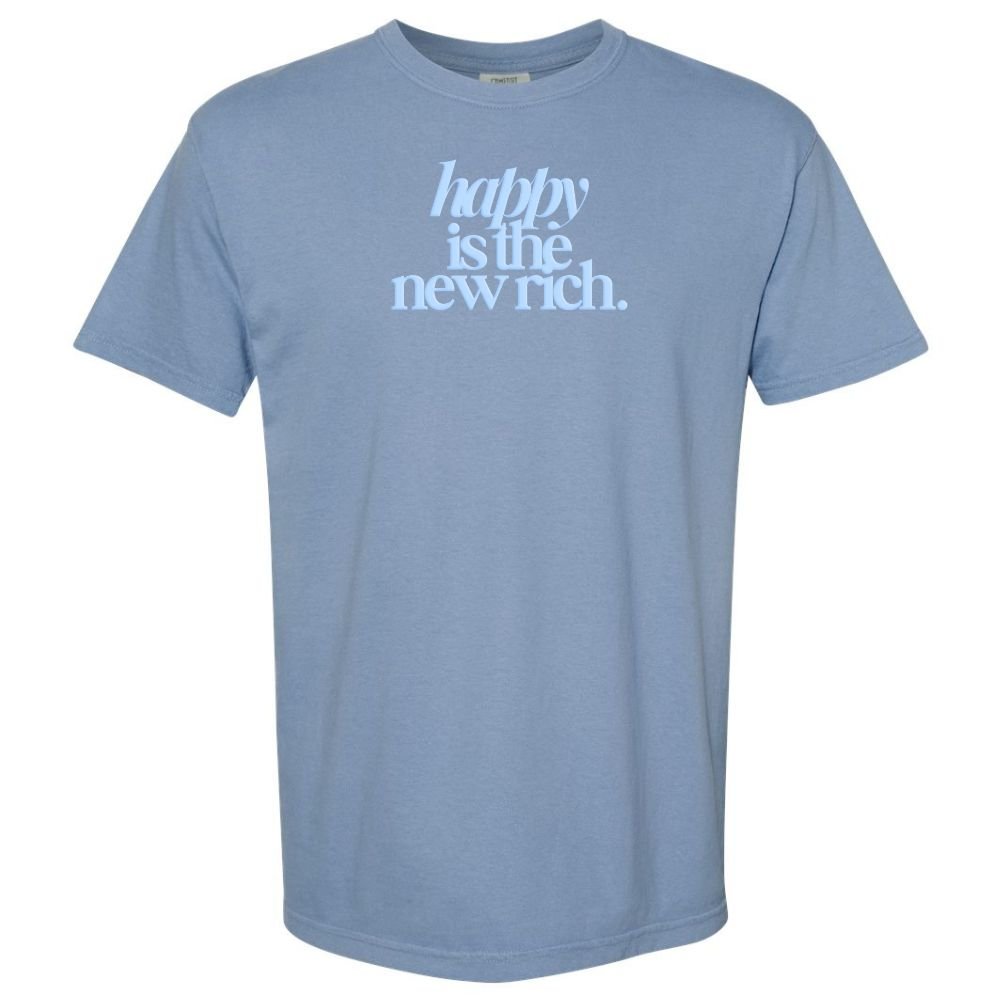 PUFF 'Happy Is The New Rich' T-Shirt - United Monograms