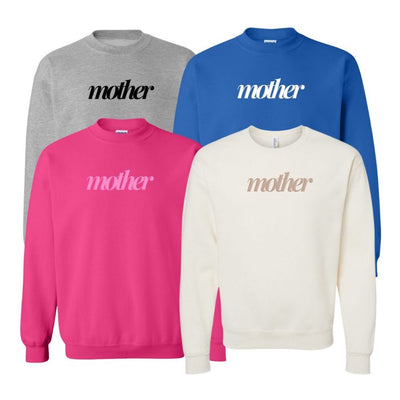 PUFF 'Simply Mother' Crewneck Sweatshirt - United Monograms