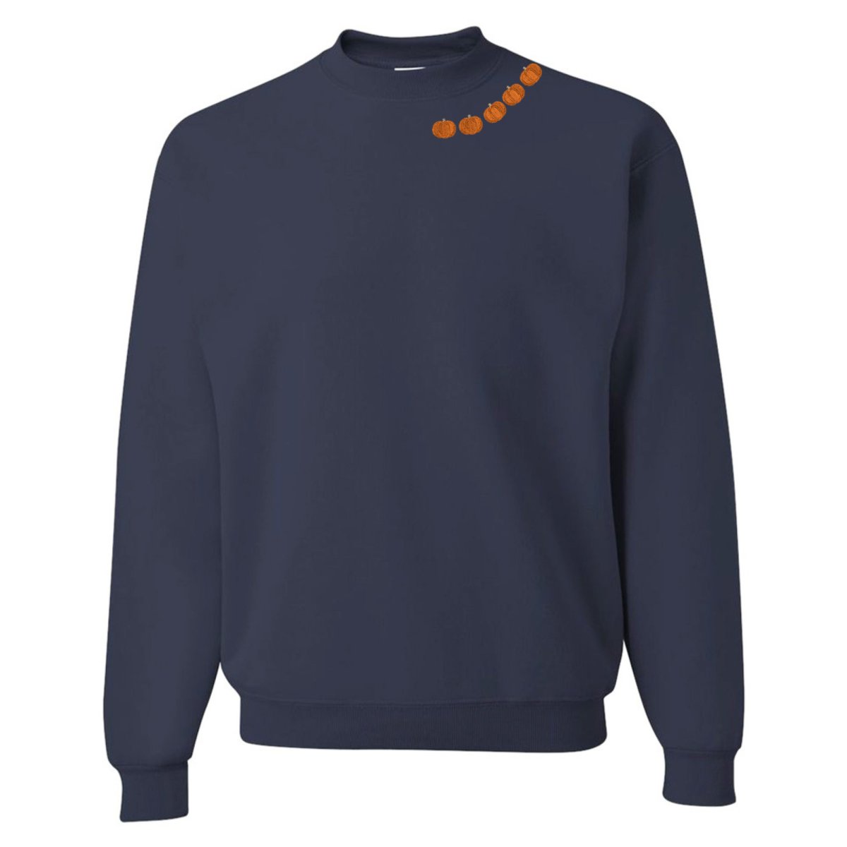 'Pumpkin Collar' Crewneck Sweatshirt - United Monograms
