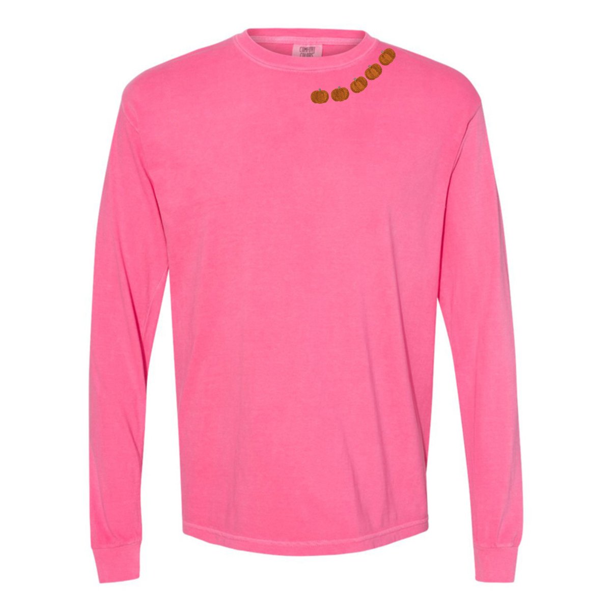 'Pumpkin Collar' Long Sleeve T - Shirt - United Monograms