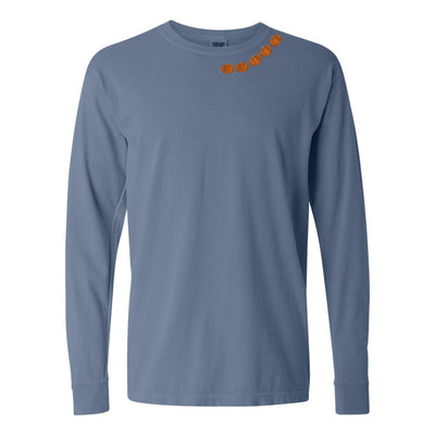 'Pumpkin Collar' Long Sleeve T - Shirt - United Monograms