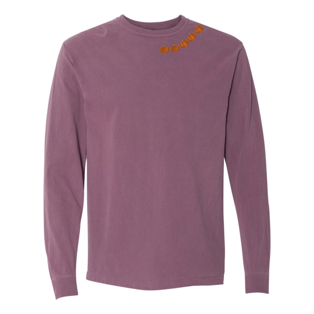 'Pumpkin Collar' Long Sleeve T - Shirt - United Monograms