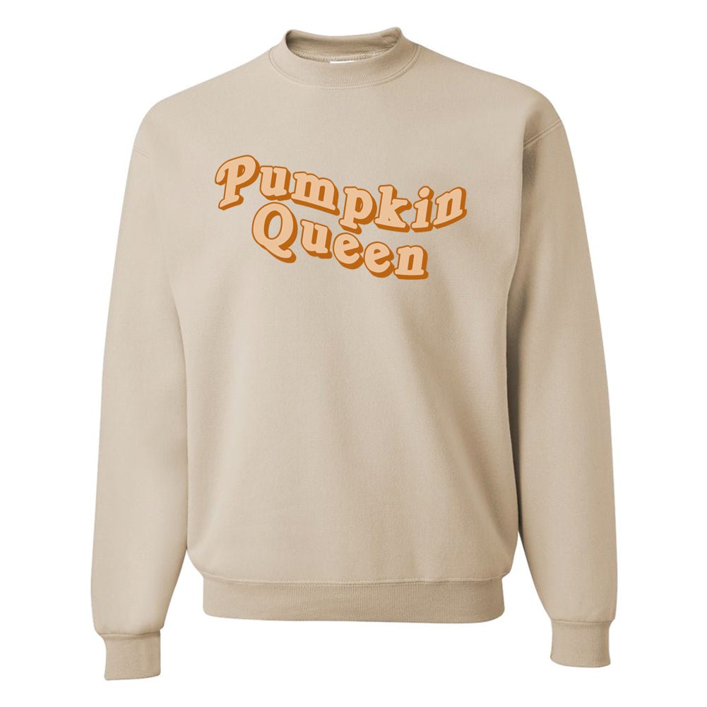 'Pumpkin Queen' Crewneck Sweatshirt - United Monograms
