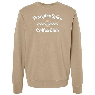 'Pumpkin Spice Coffee Club' PUFF Cozy Crew - United Monograms