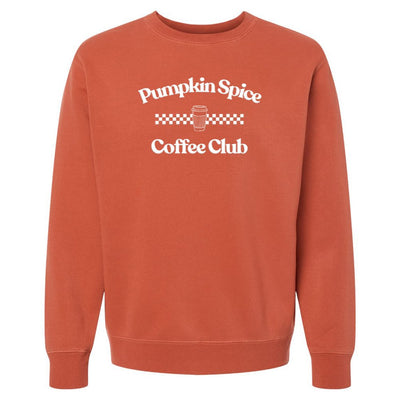 'Pumpkin Spice Coffee Club' PUFF Cozy Crew - United Monograms